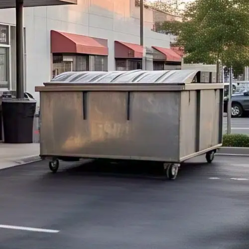 Asphalt Dumpster Pad